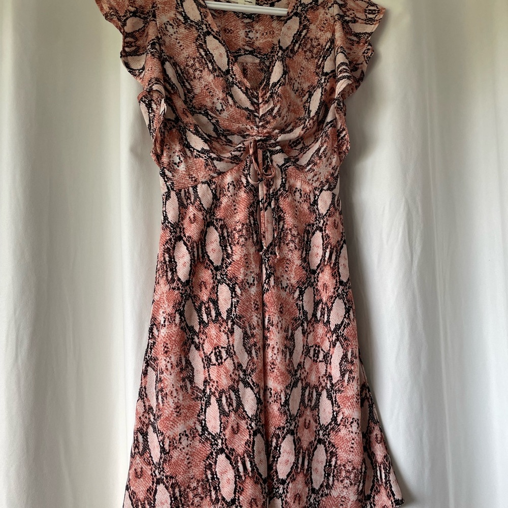 Monteau Snake Print Dress
